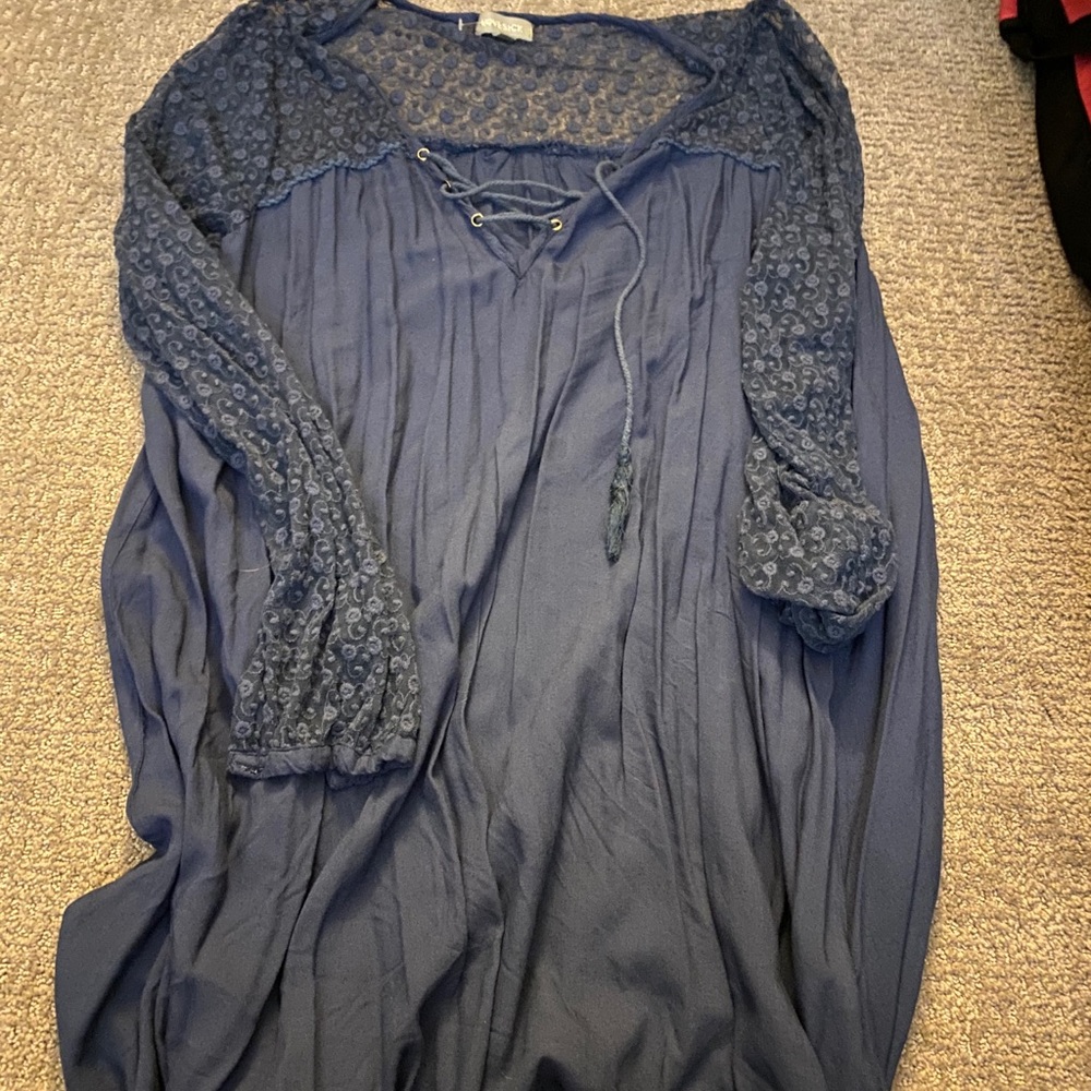 Blue dress